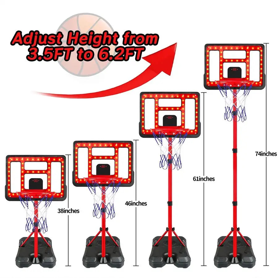 Toddler Indoor/Outdoor Basketball Hoop