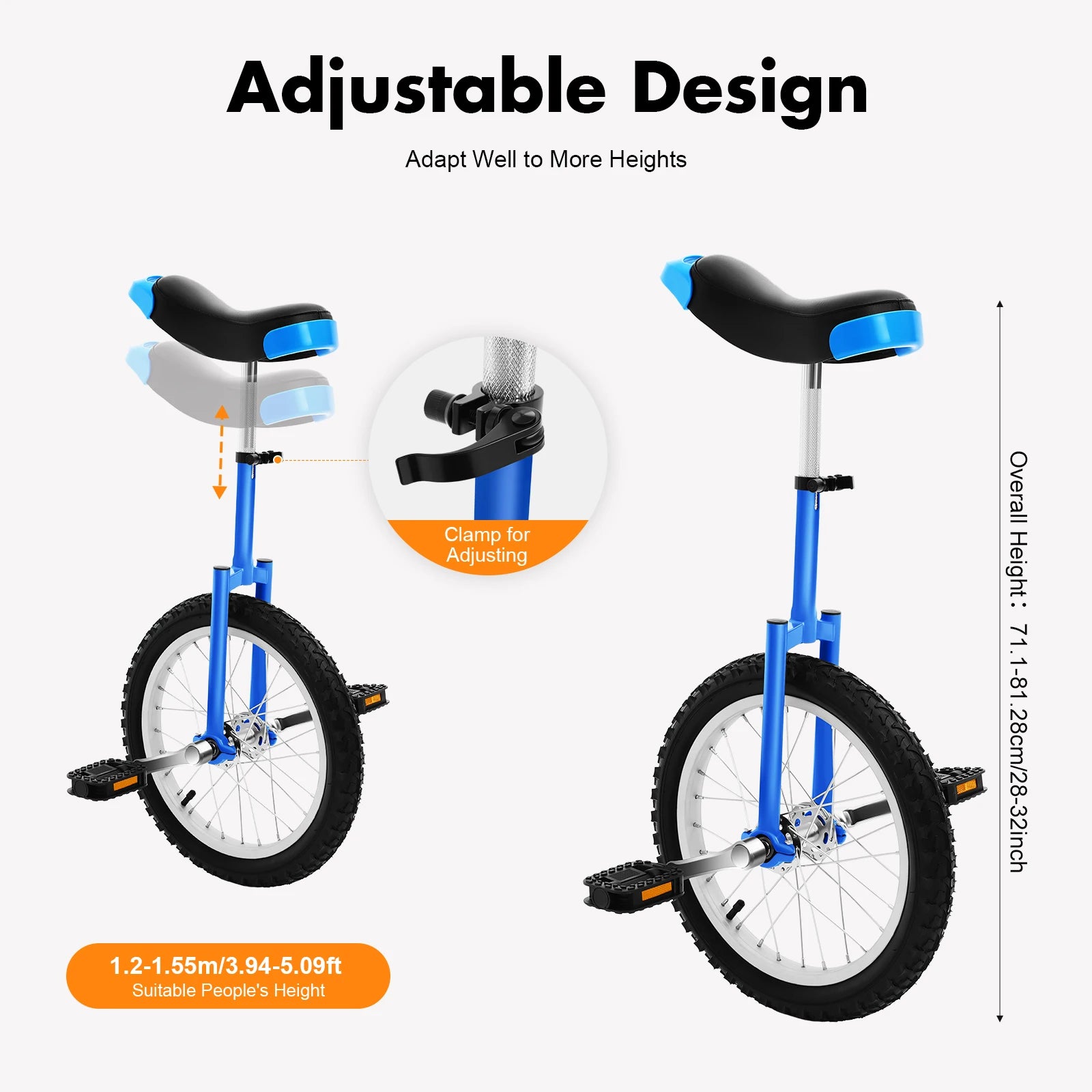 16 Inch Unicycle 110lbs Capacity
