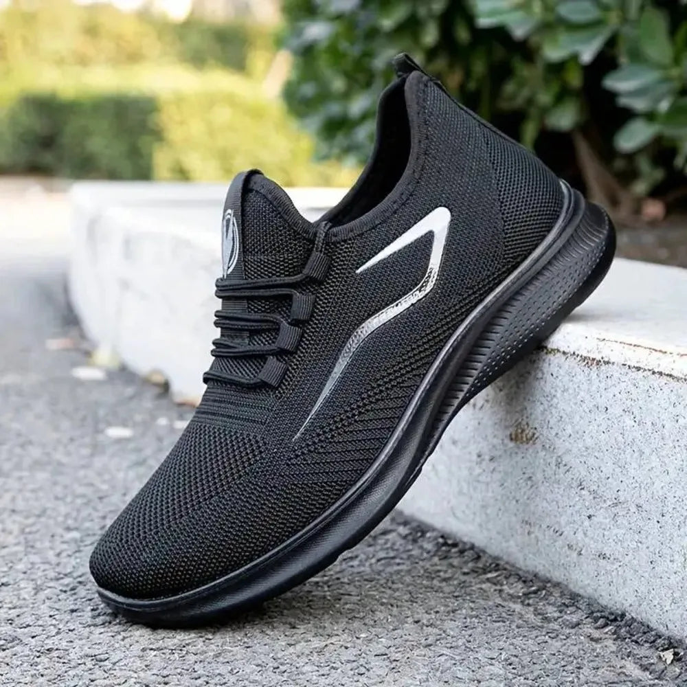 Breathable Lightweight Men's Knit Sneakers