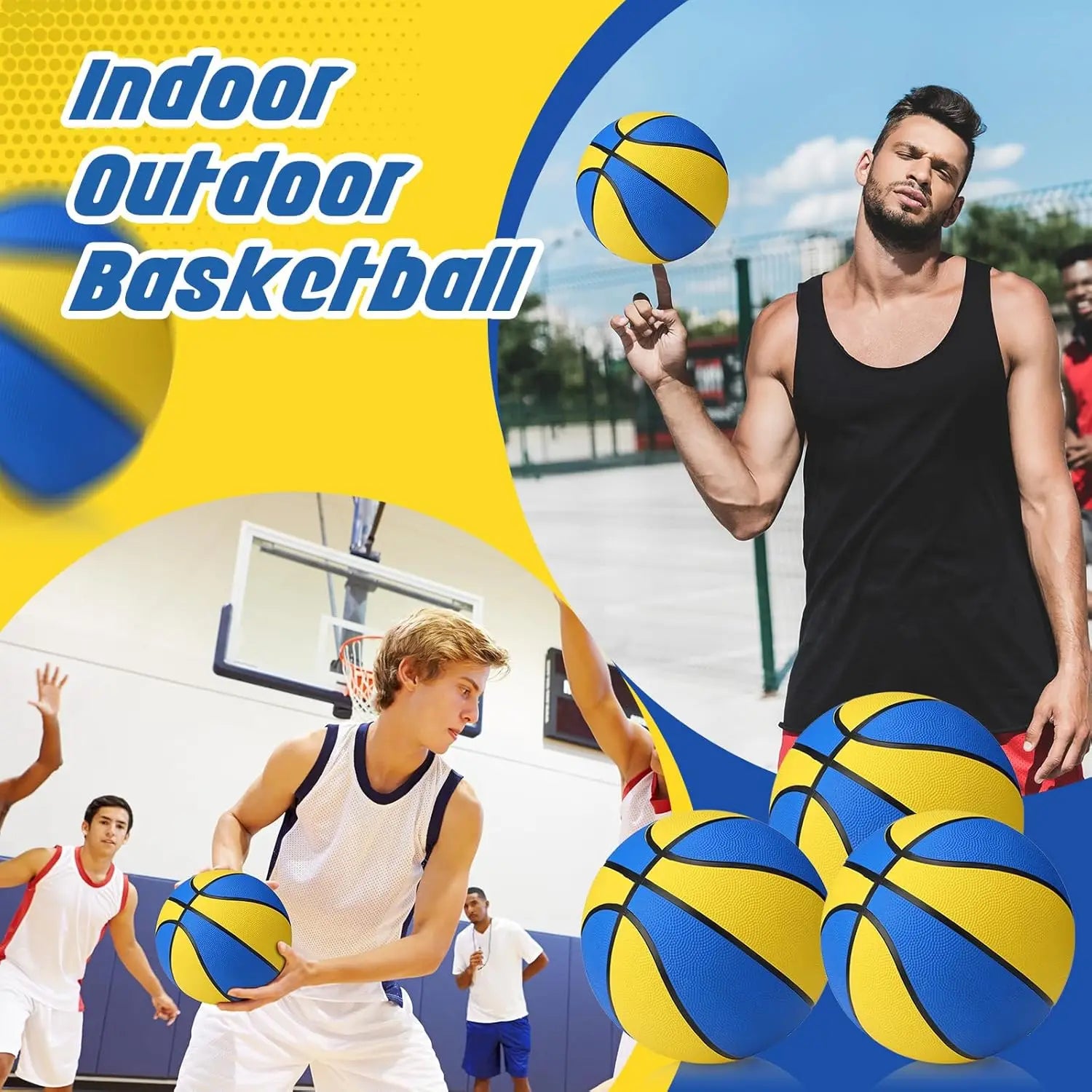 12 Pcs 29.5' Official Size 7 Basketballs