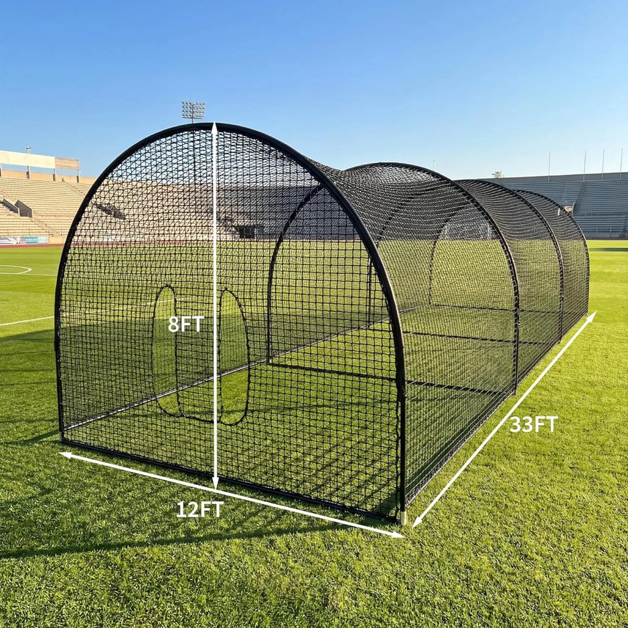 33FT/22FT Baseball Batting Cage