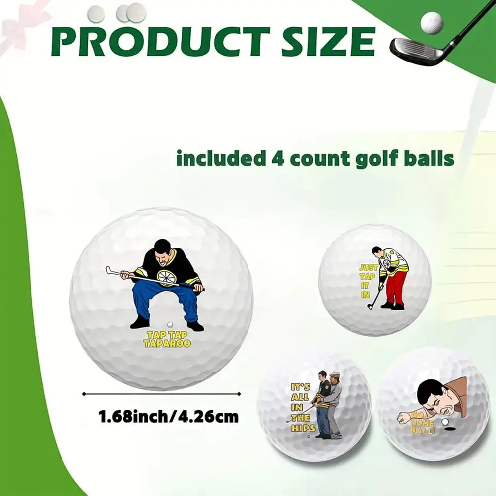 Funny Golf Balls Gift Set