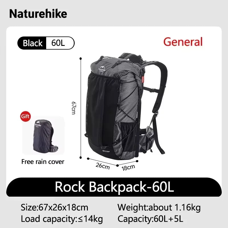 Rock Outdoor Bags 40L 60L Travel Backpacks