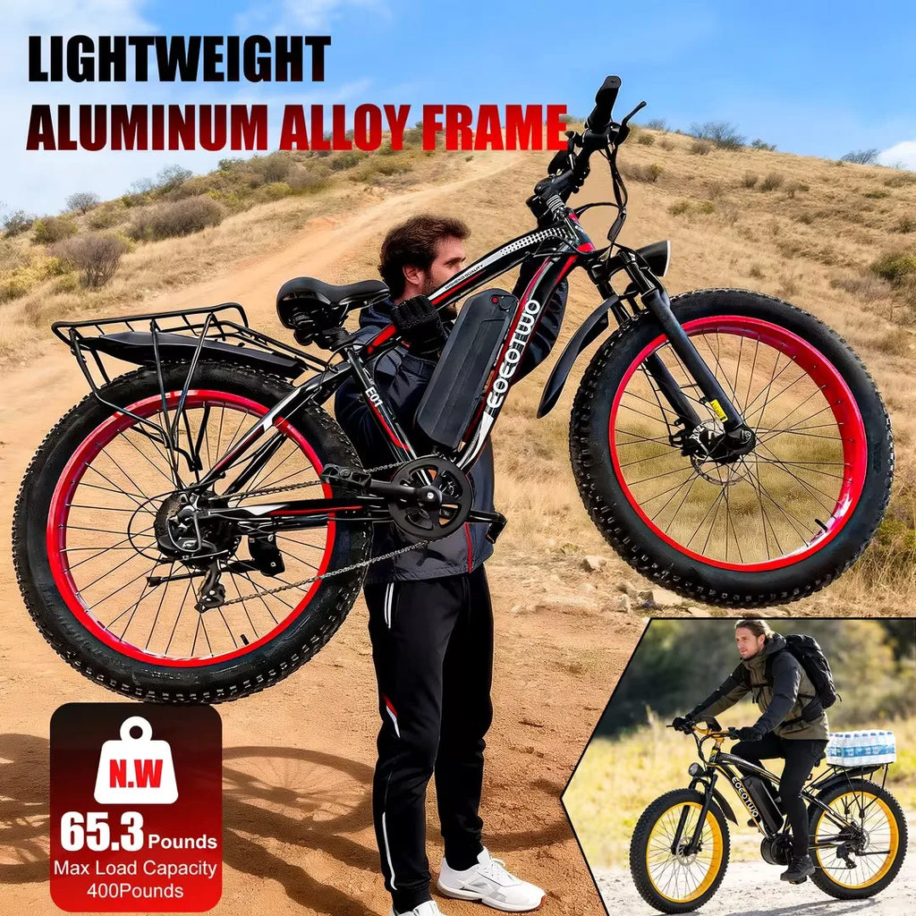 1500W Fat Tire Electric Bike for Adults