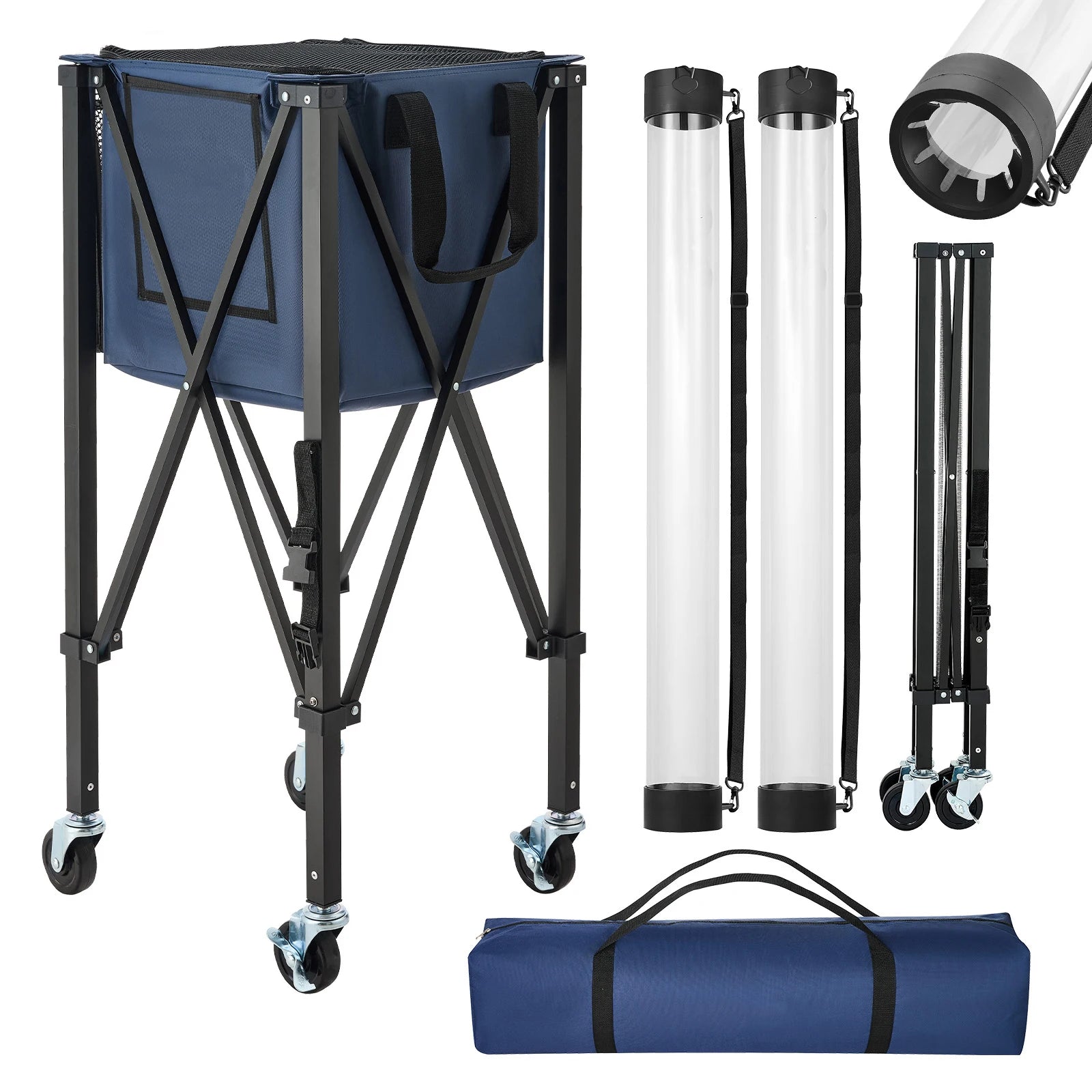 2-in-1 Foldable Tennis & Pickleball Hopper