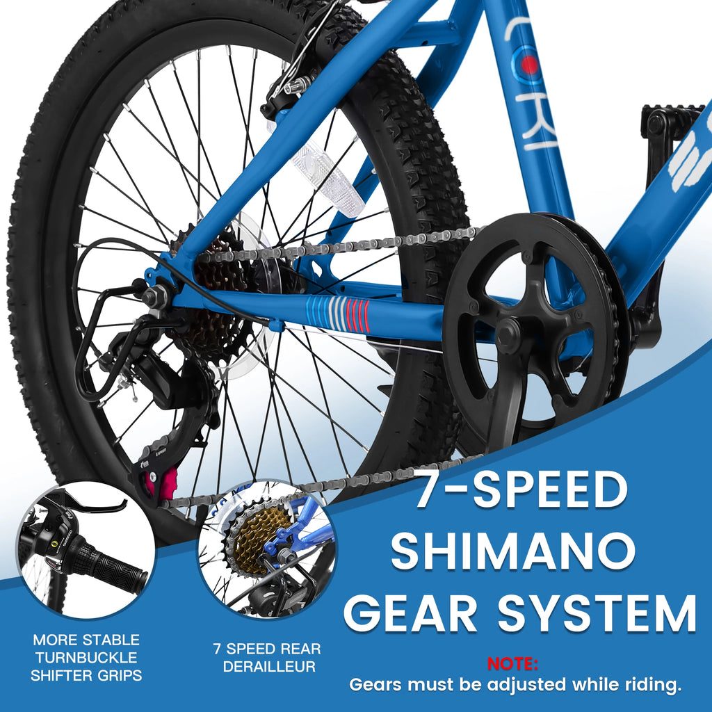 20 Inch Kids' Mountain Bike 7Speed