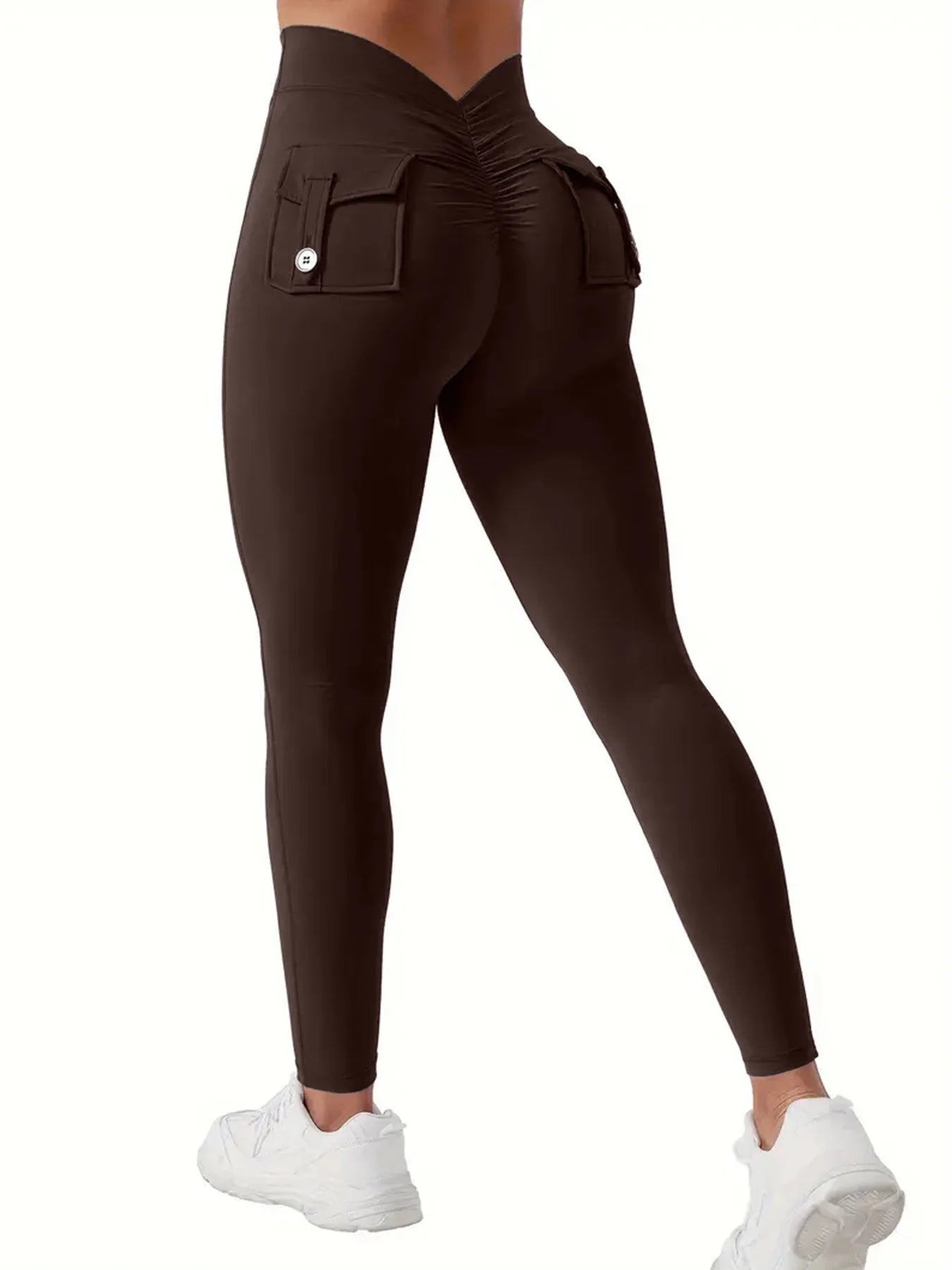 High-Waisted Butt-Lifting V-Back  Leggings