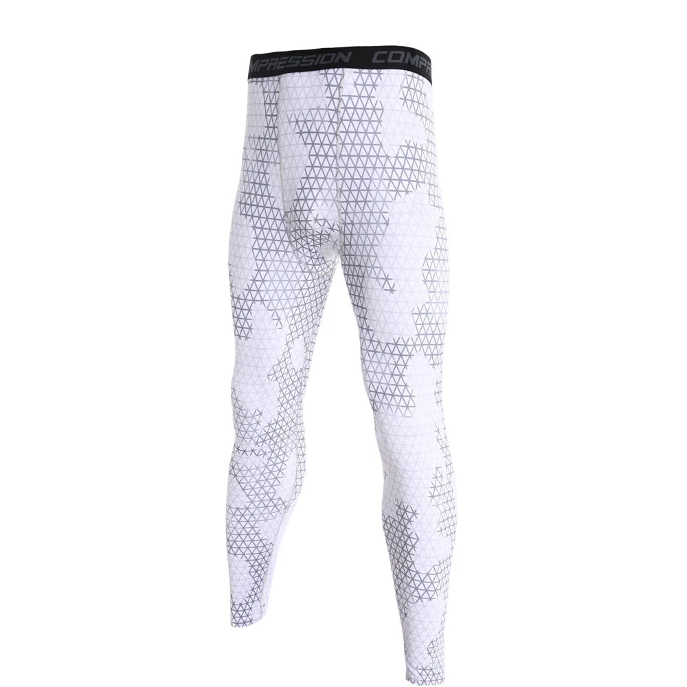 Men Camouflage Compression  Sports Leggings