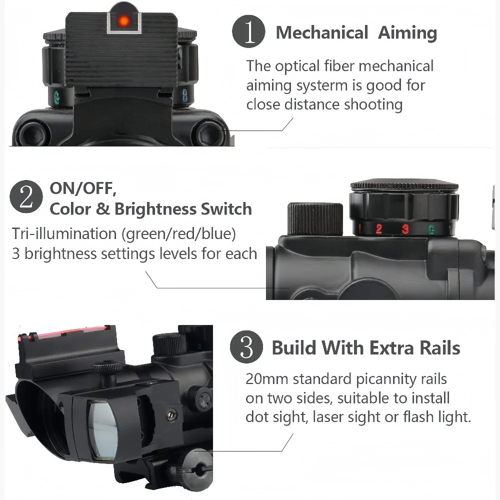 4x32 Prism Tactical Scope