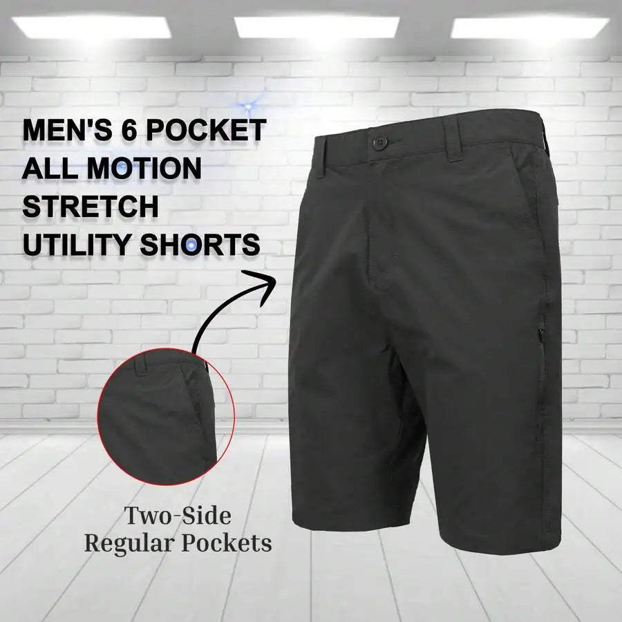 3-Pack Men's Utility Golf Shorts