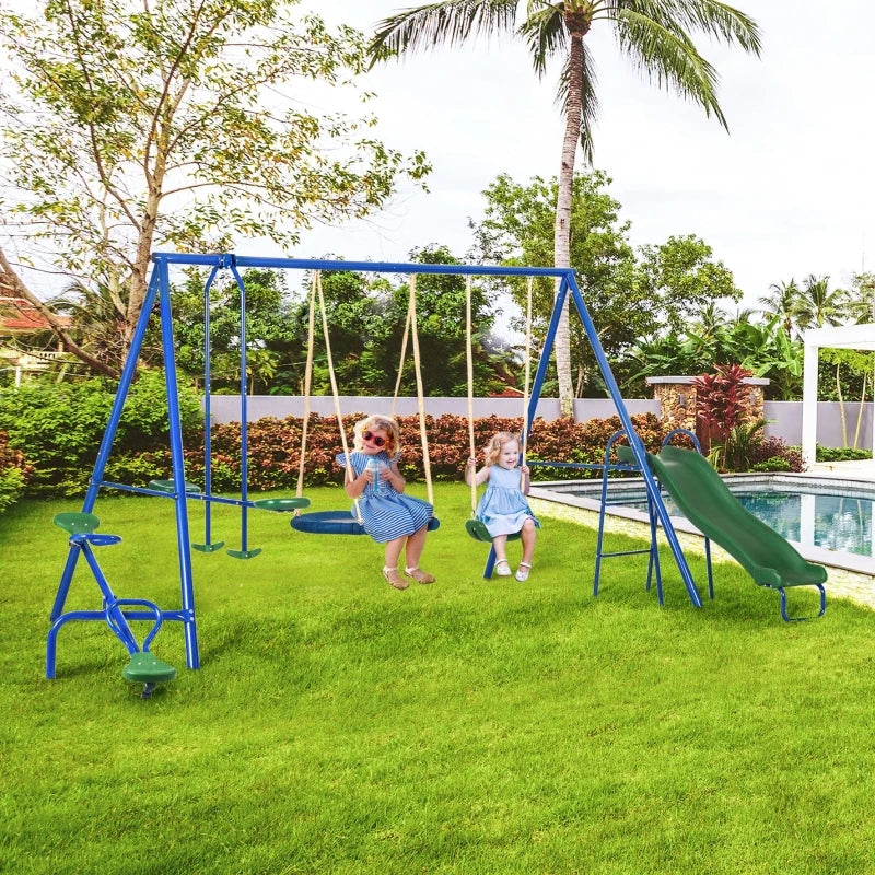Metal Swing Set for Kids