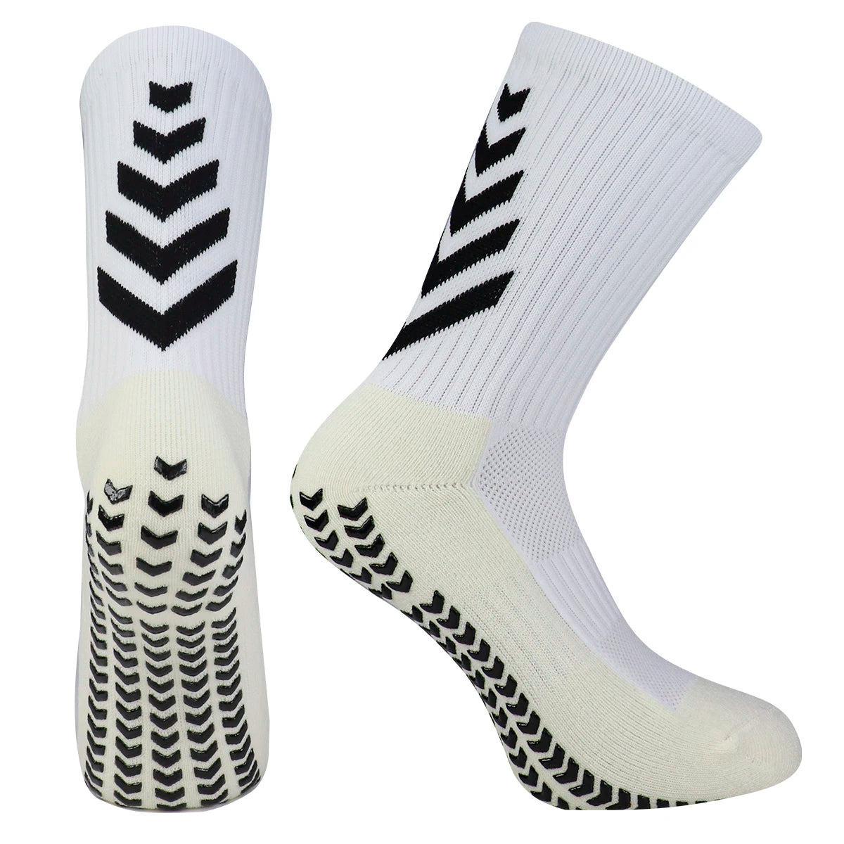 Anti Slip Grip Football Socks Nylon Silicone