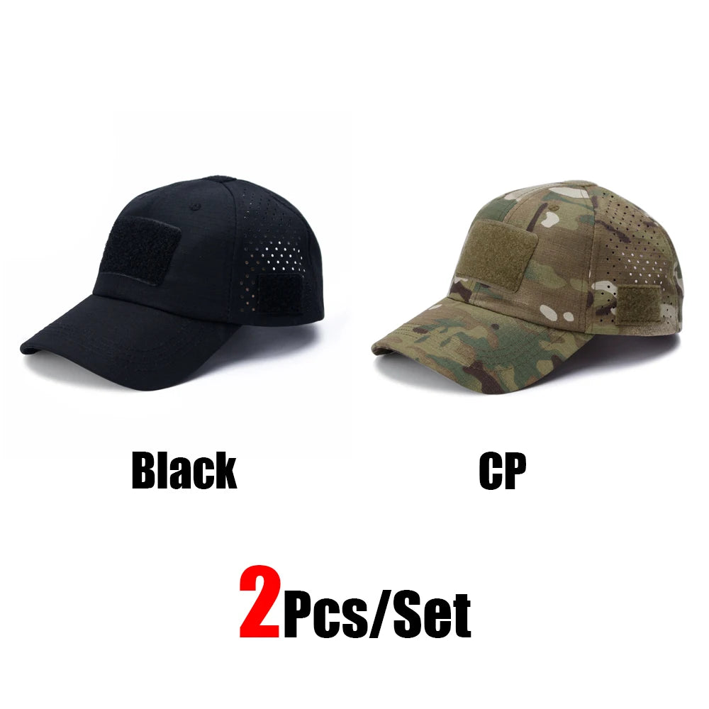 Men Camouflage Hunting Cap Breathable Sunscreen