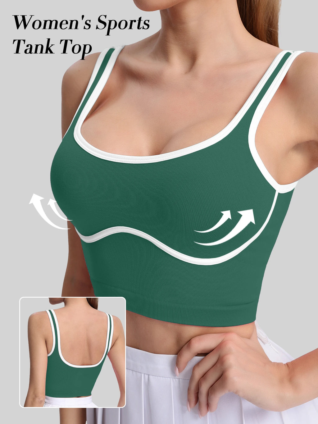 Women's U-Neck  sports vest