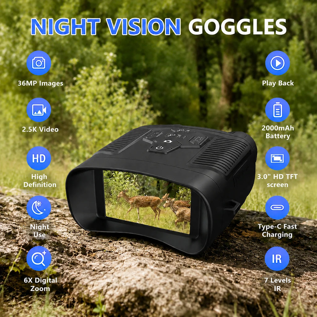 Rechargeable Night Vision Binoculars