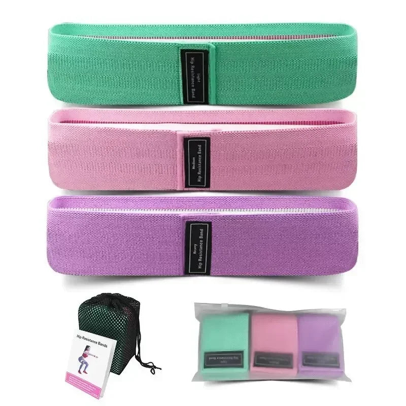 Fabric Resistance Hip Booty Bands