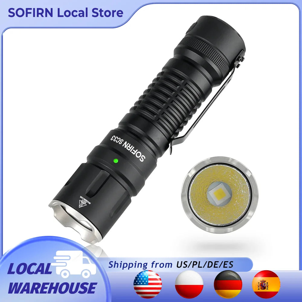 LED Flashlight Tactical 5200lm