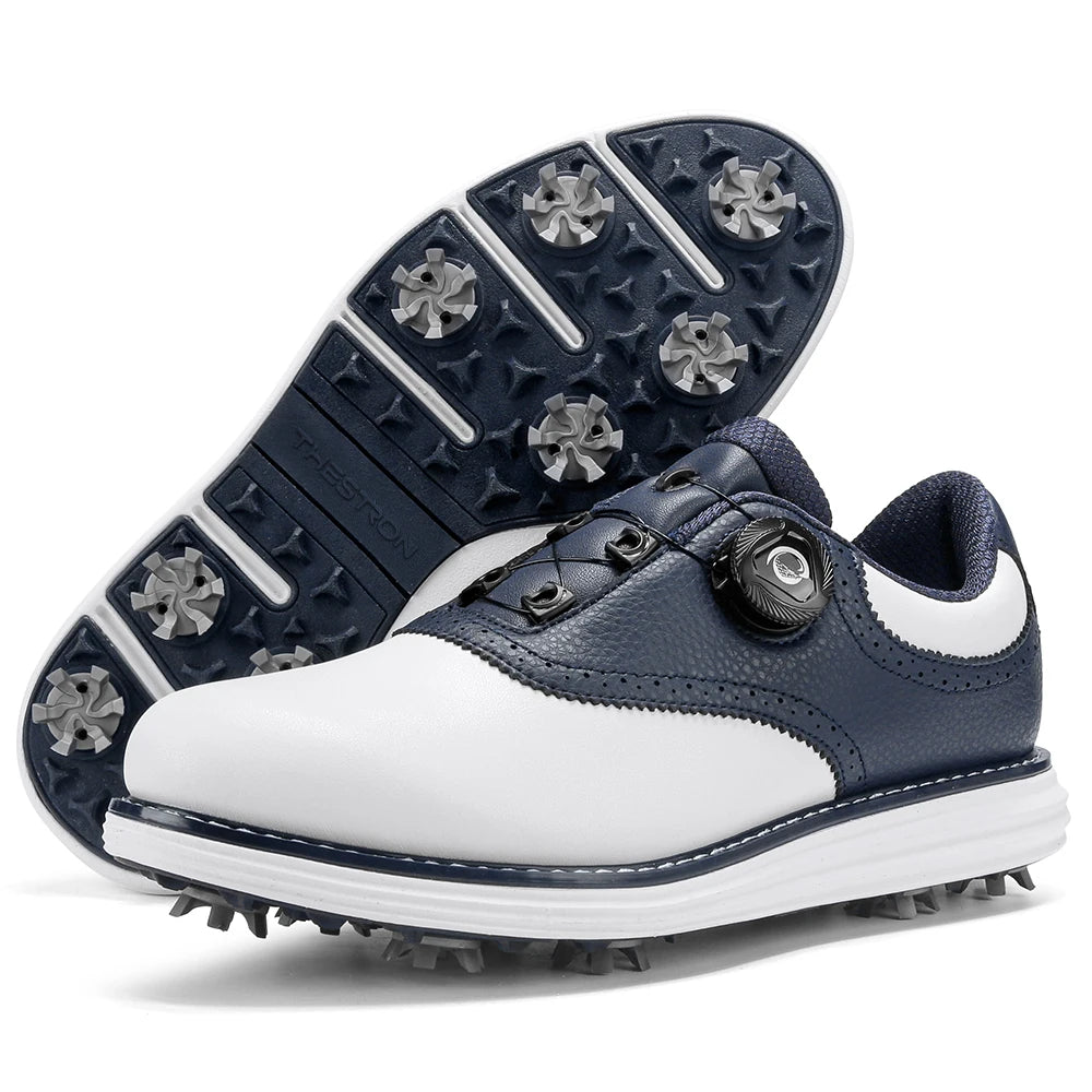 Spiked Men Golf Shoes Waterproof
