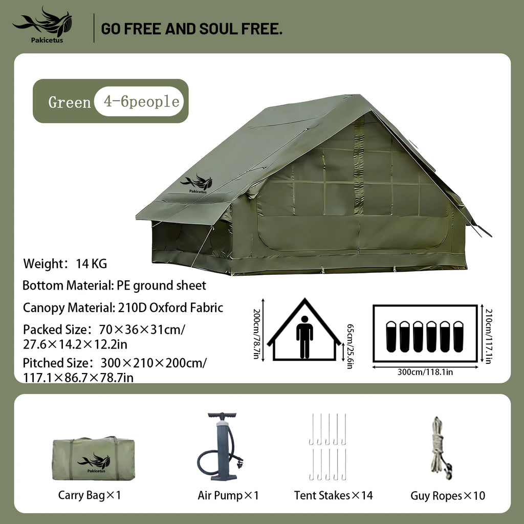 Quick Setup Inflatable Camping Tent