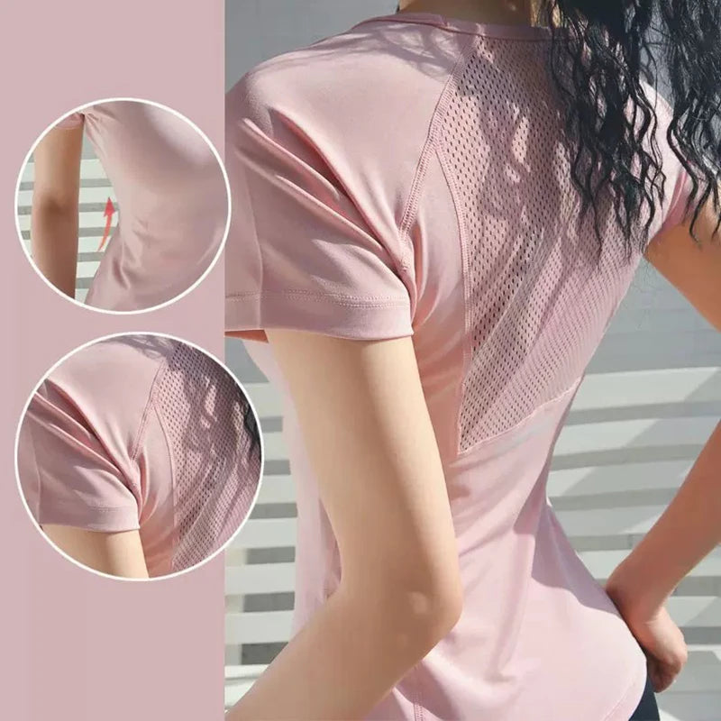 Women's  Fitness Short Sleeved Shirt