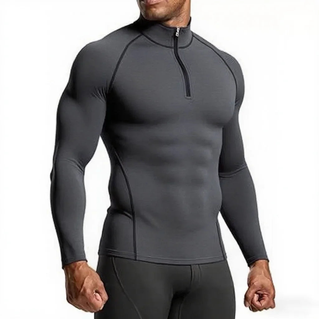 Fitness Shirts Slim Long sleeve Gym T-shirt