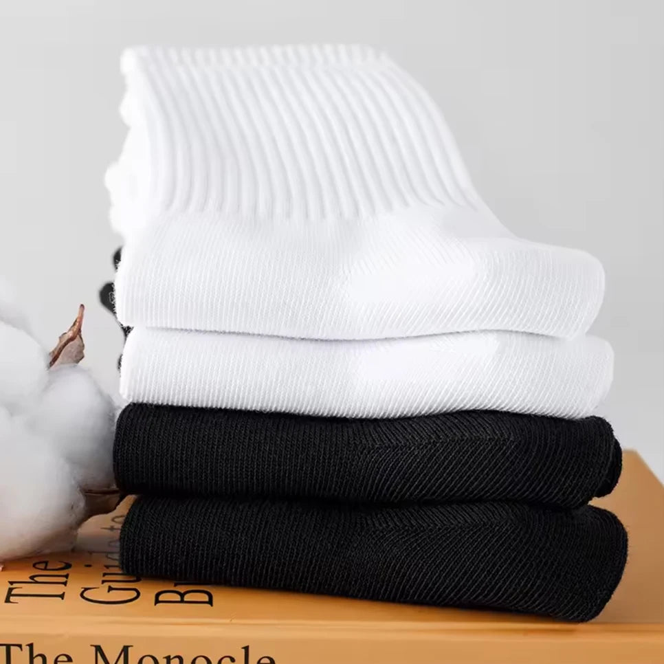 20Pairs Pure Cotton Men's High Socks
