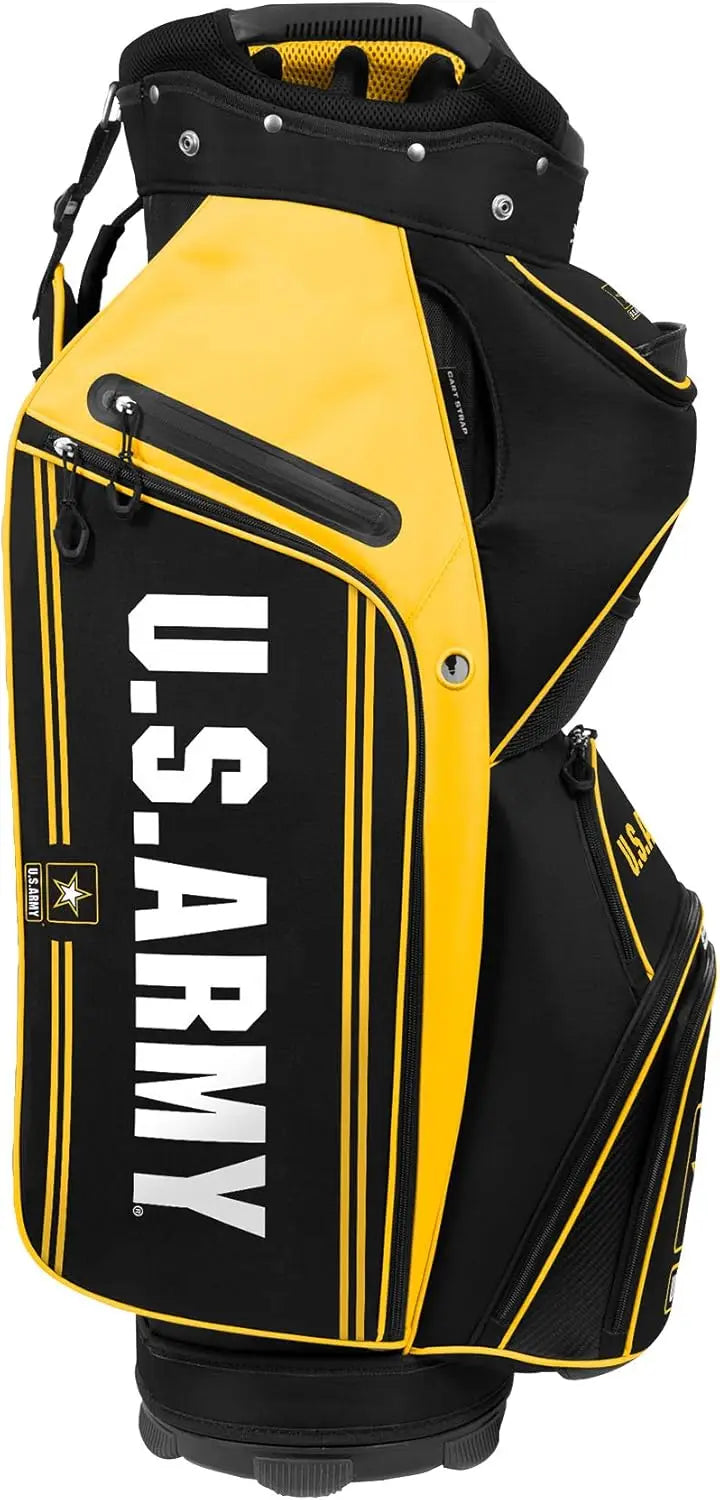 Portable Cooler Cart with Golf Bag Design