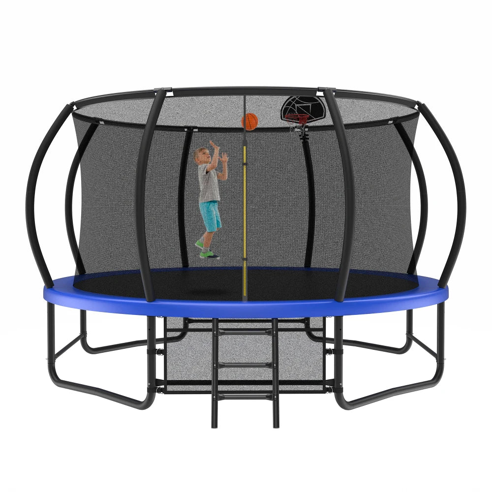 14FT Trampoline with Enclosure