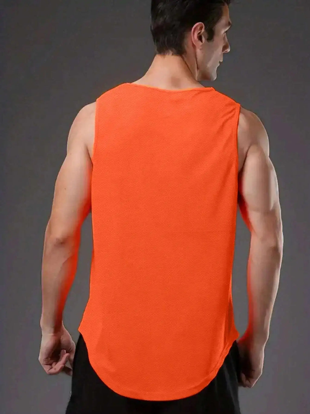 Men's Mesh Tank Top 'Never Give Up'
