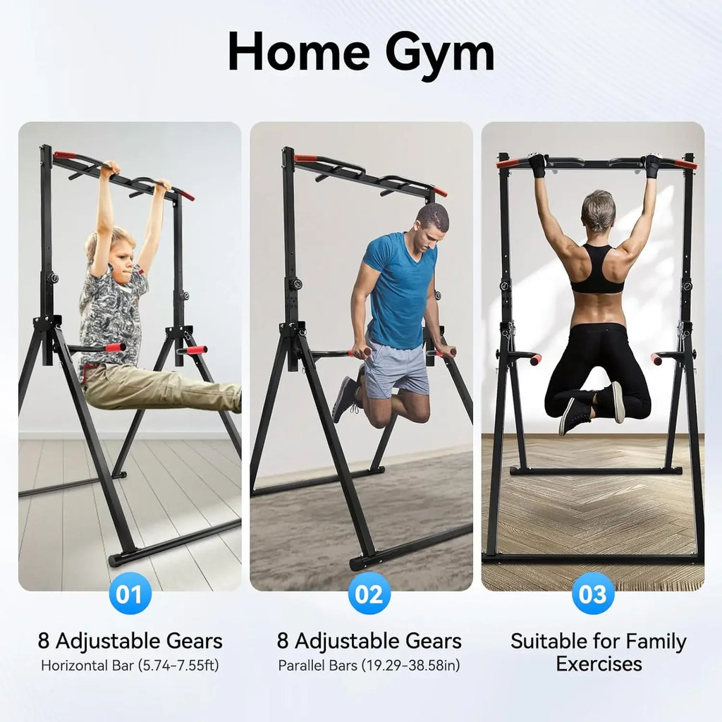 Power Tower Workout Dip Station