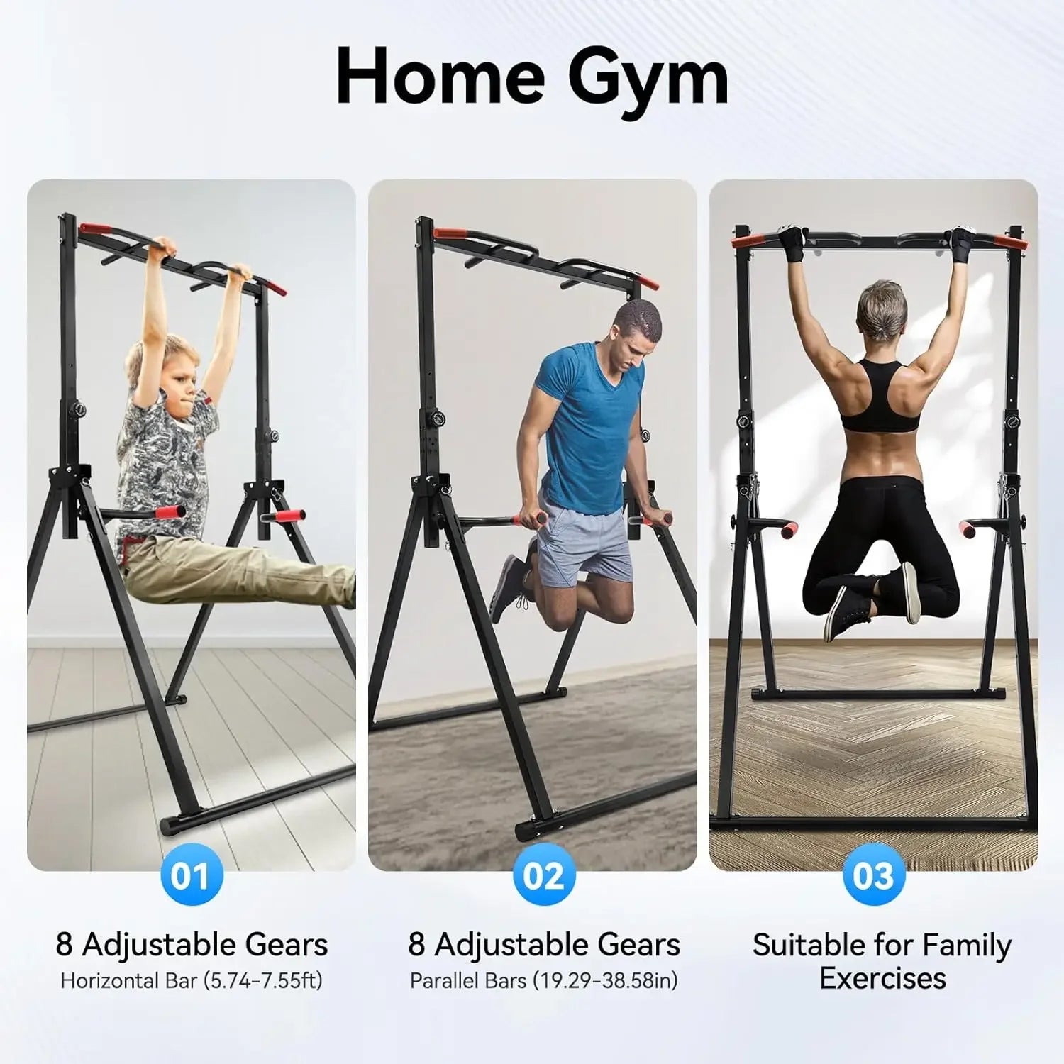 Power Tower Workout Dip Station
