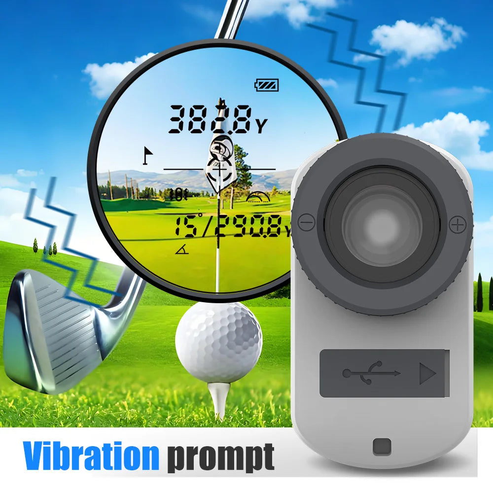 Laser Golf Rangefinder 1200 Yards 6X Mag
