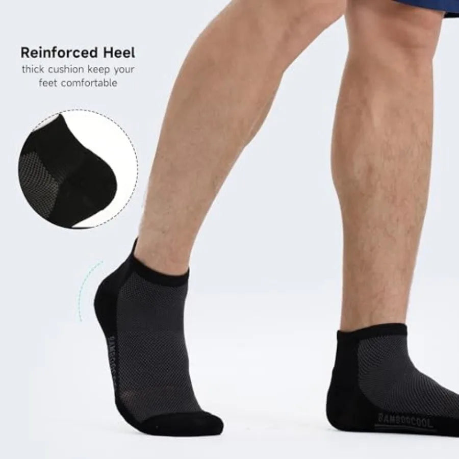 8 Pack Men's Athletic Ankle Socks