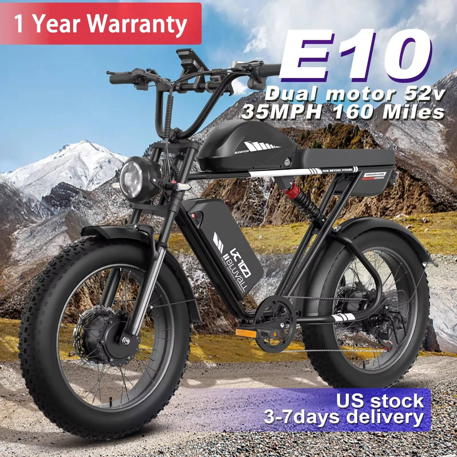 2000W Dual-Motor Electric Bike