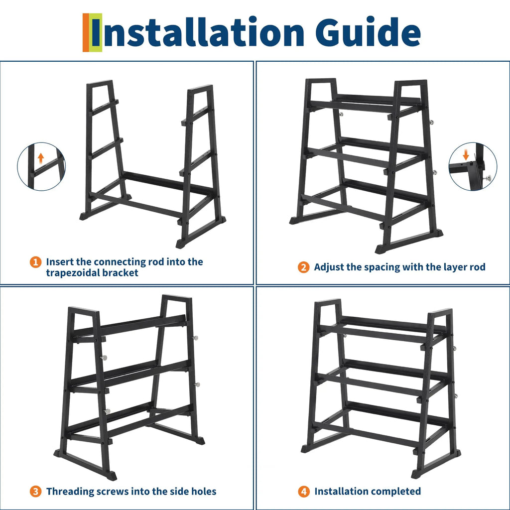 Dumbbell Rack 3 Tier Weight Rack