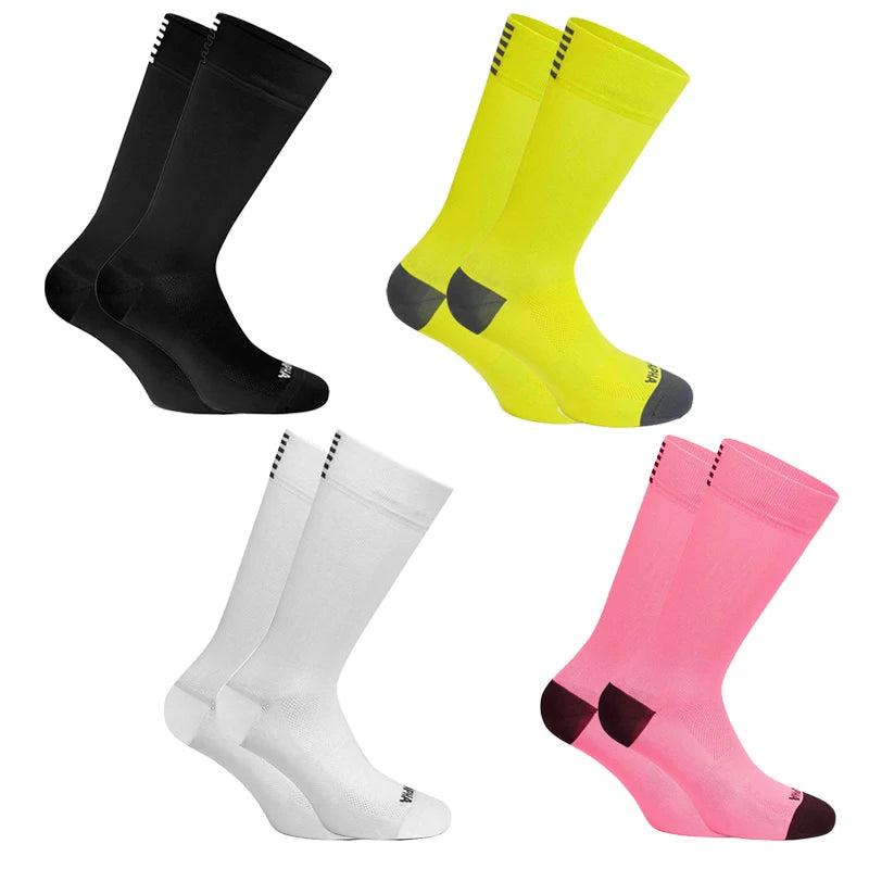 4 Pairs Cycling Socks  Men Soccer Also