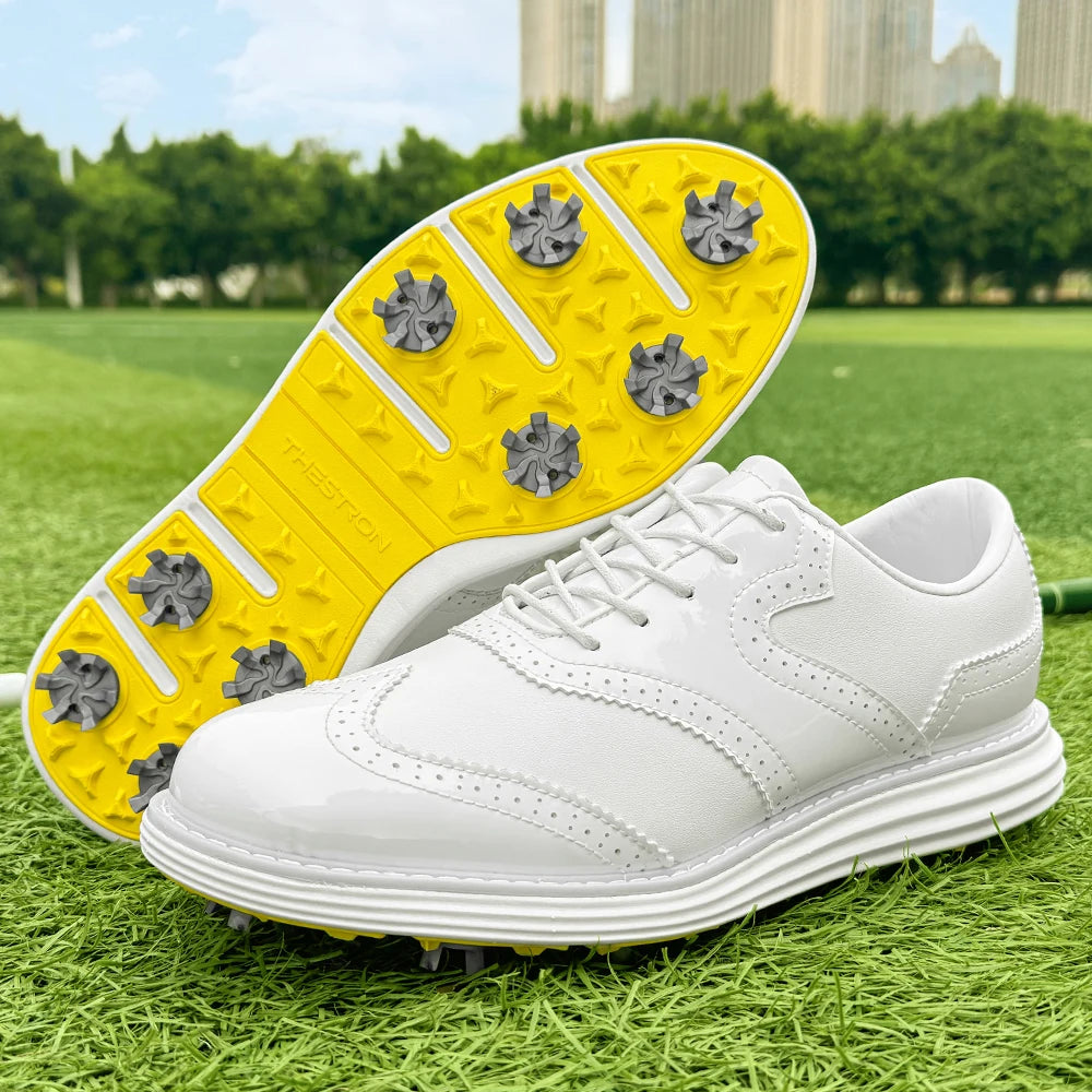 Spiked Men Golf Shoes Waterproo