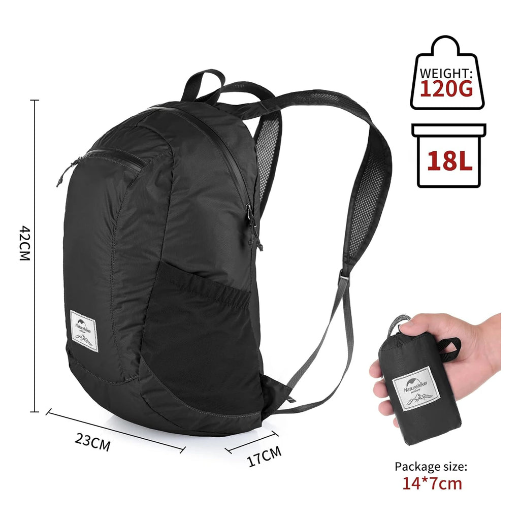 18L Silicone Folding Backpack Lightweight