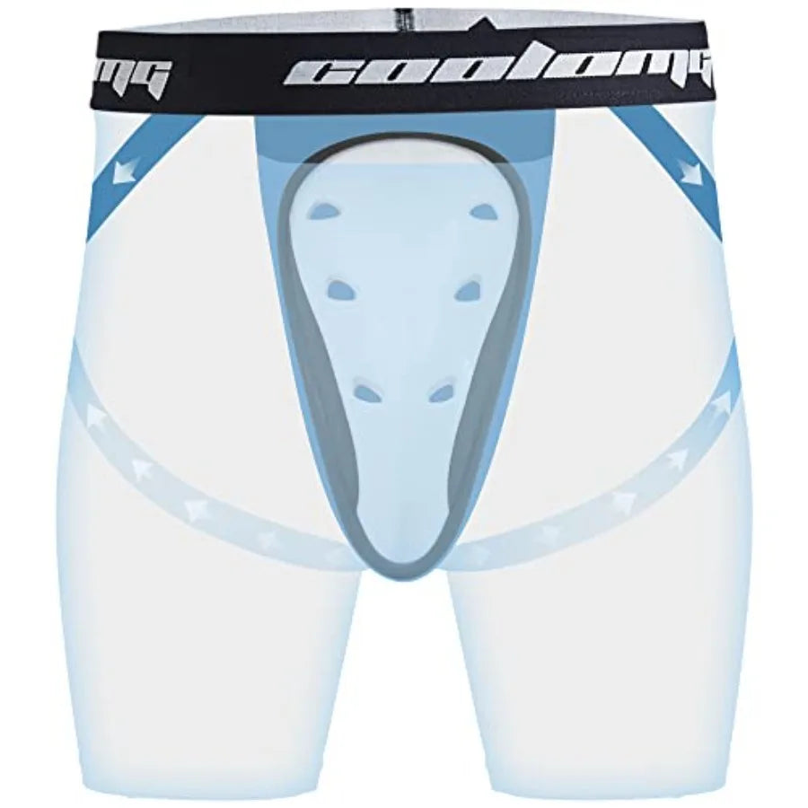 Mens Compression Shorts with Cup