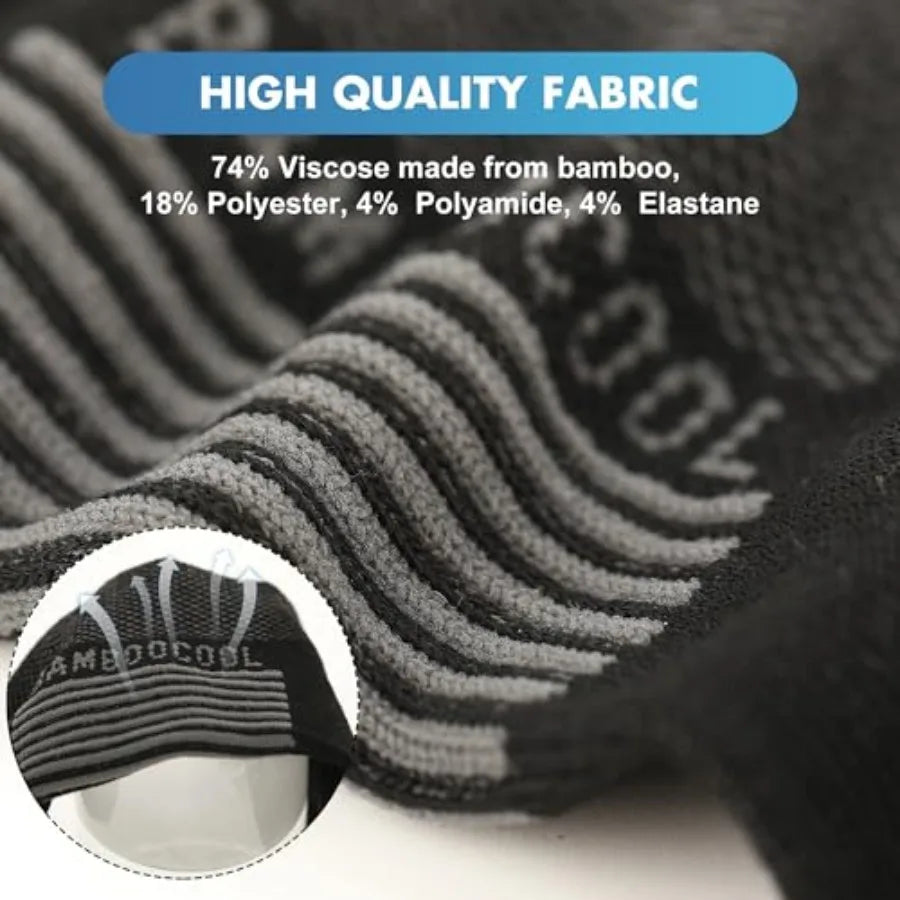 8 Pack Men's Athletic Ankle Socks