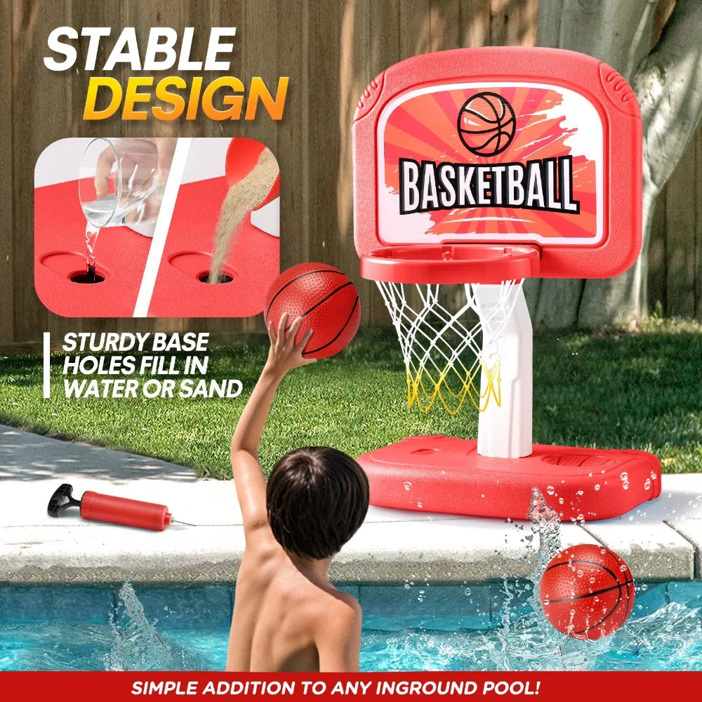 Swimming Pool Basketball Hoop