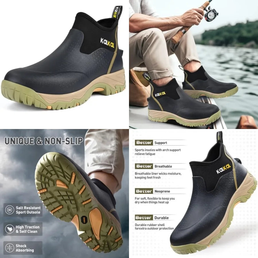 Insulated Working Booties with Comfortable Sports Sole