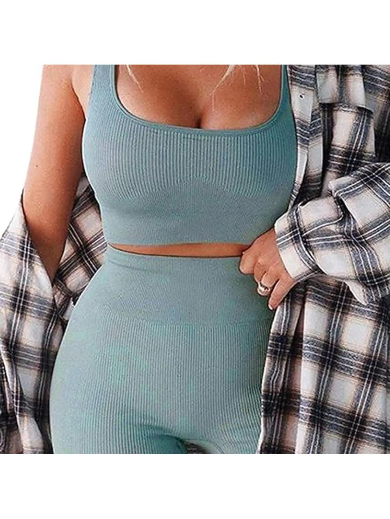 Workout Sets for Women 2 Piece Seamless