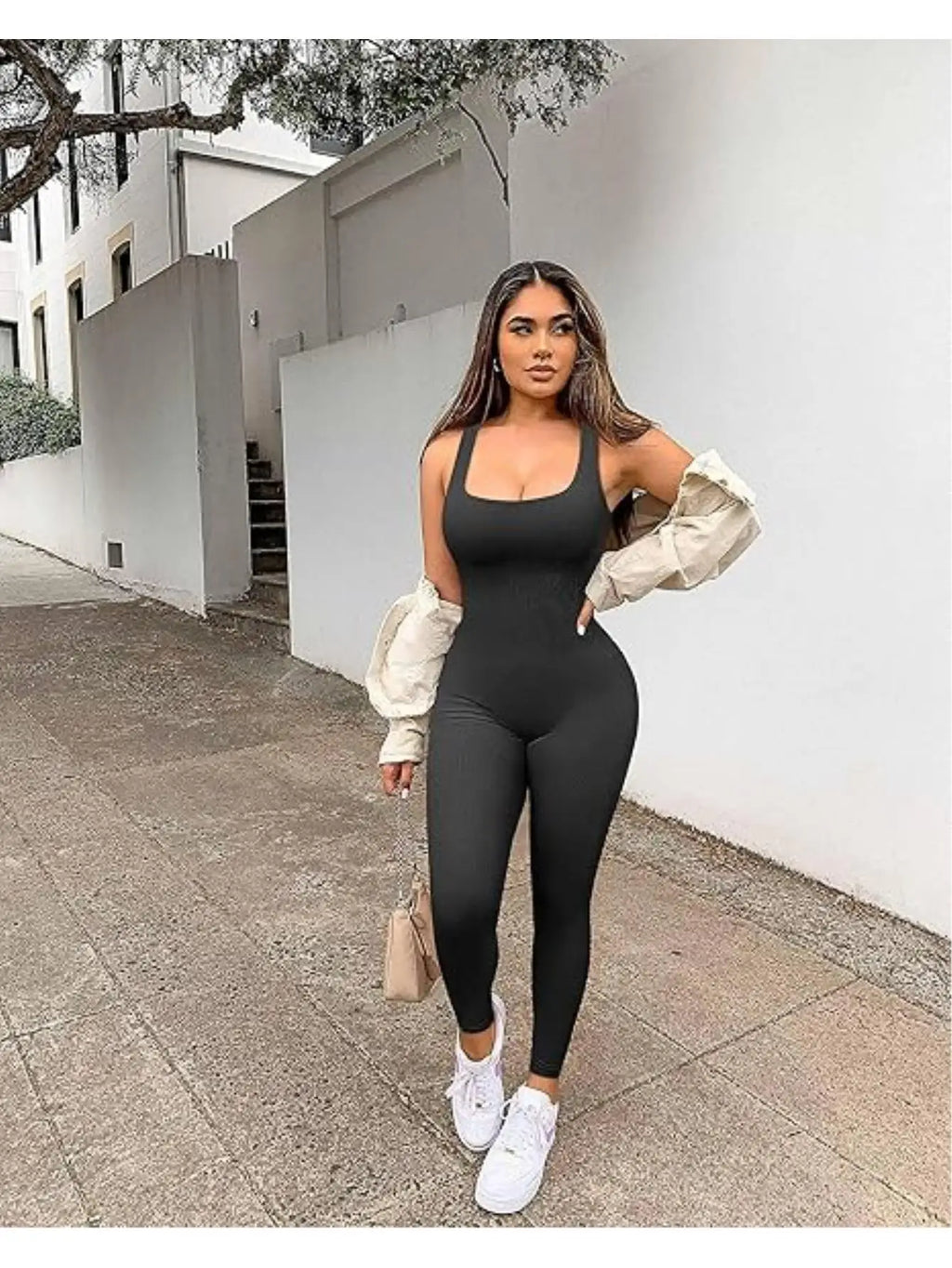 One Piece  Stretch Cross Border Body Suit
