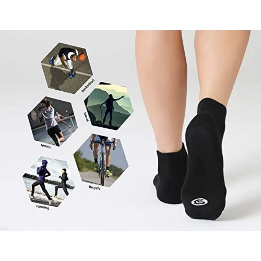 6 Pack Men's Ankle Socks