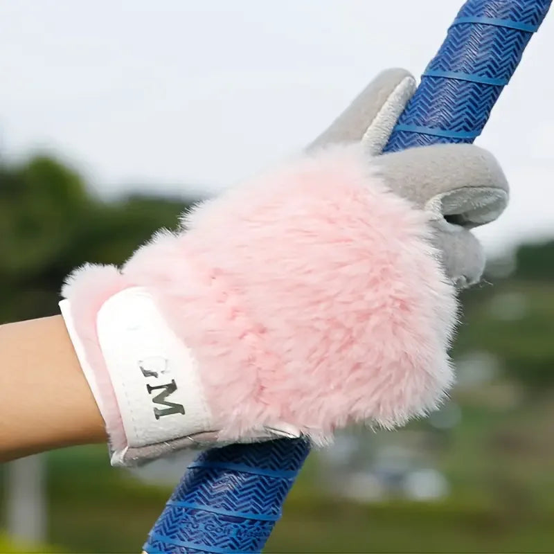 Golf Gloves Imitation Rabbit Fu