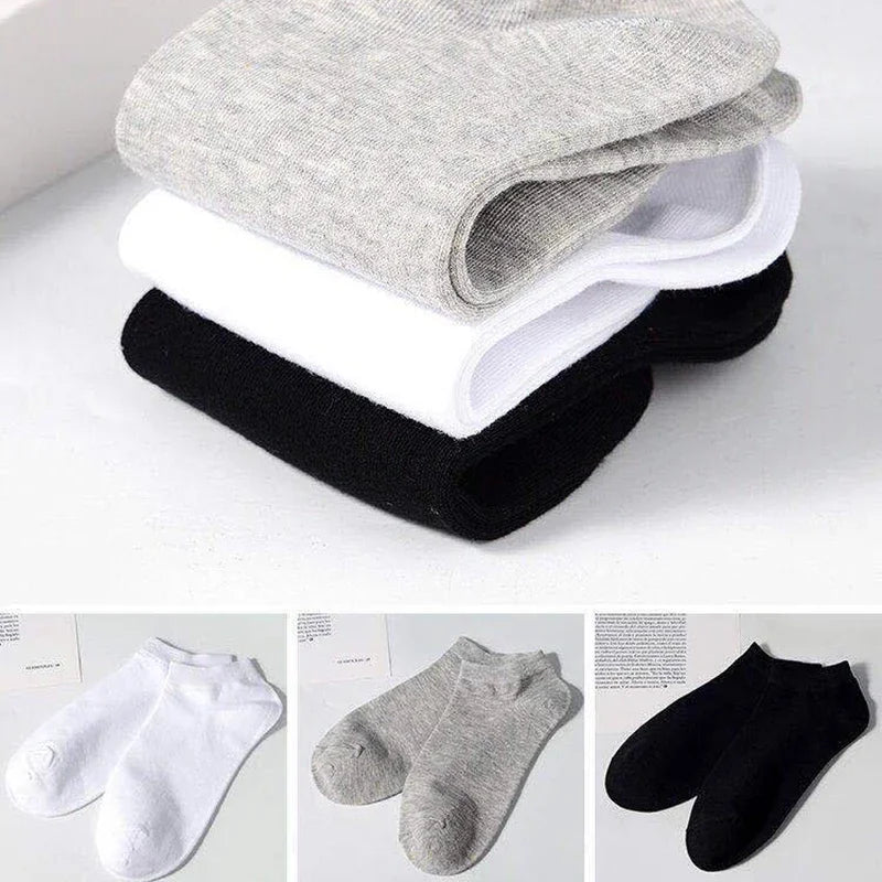 Low Cut Unisex Socks Solid Color