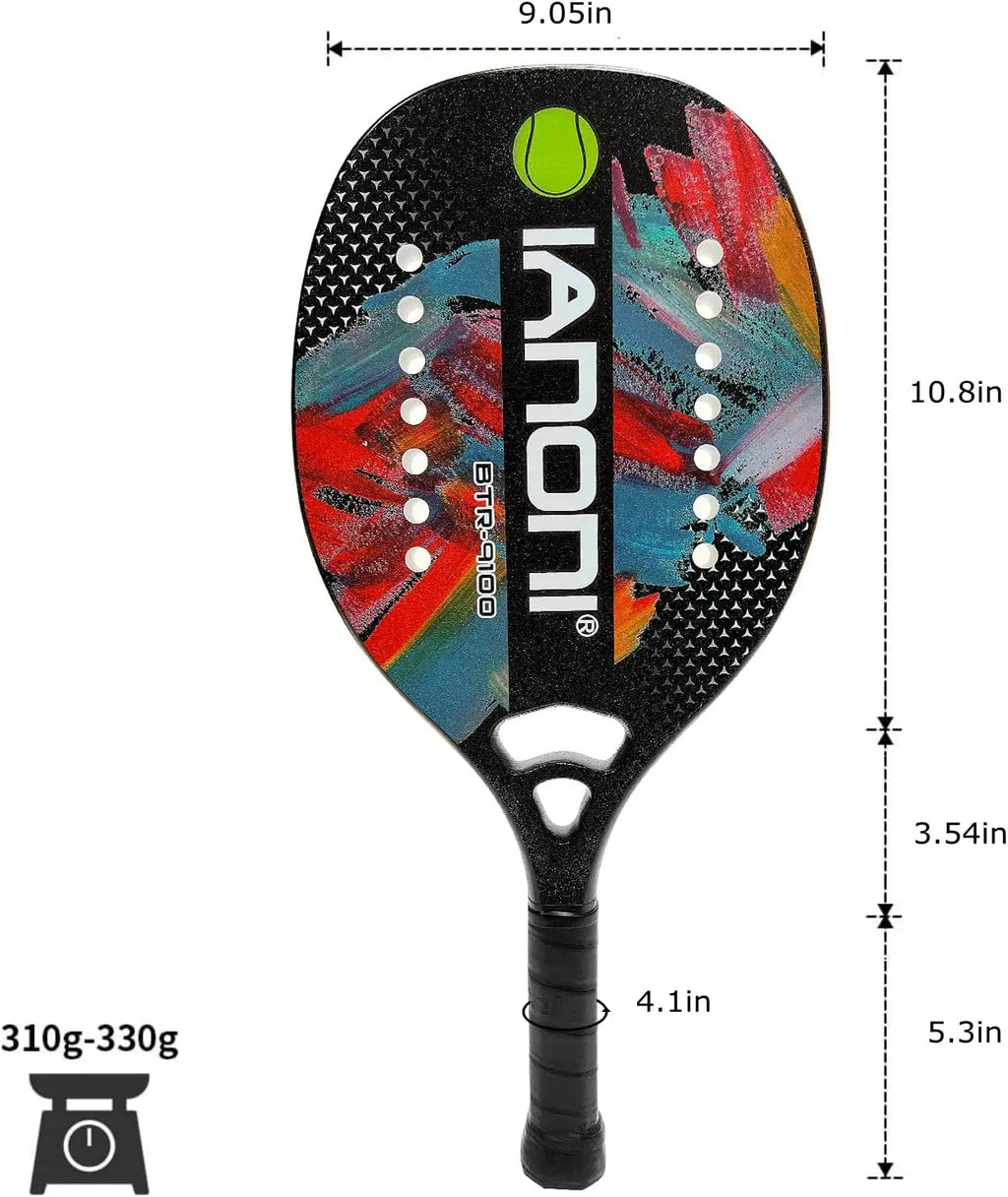 Beach Tennis Racket Carbon Fiber