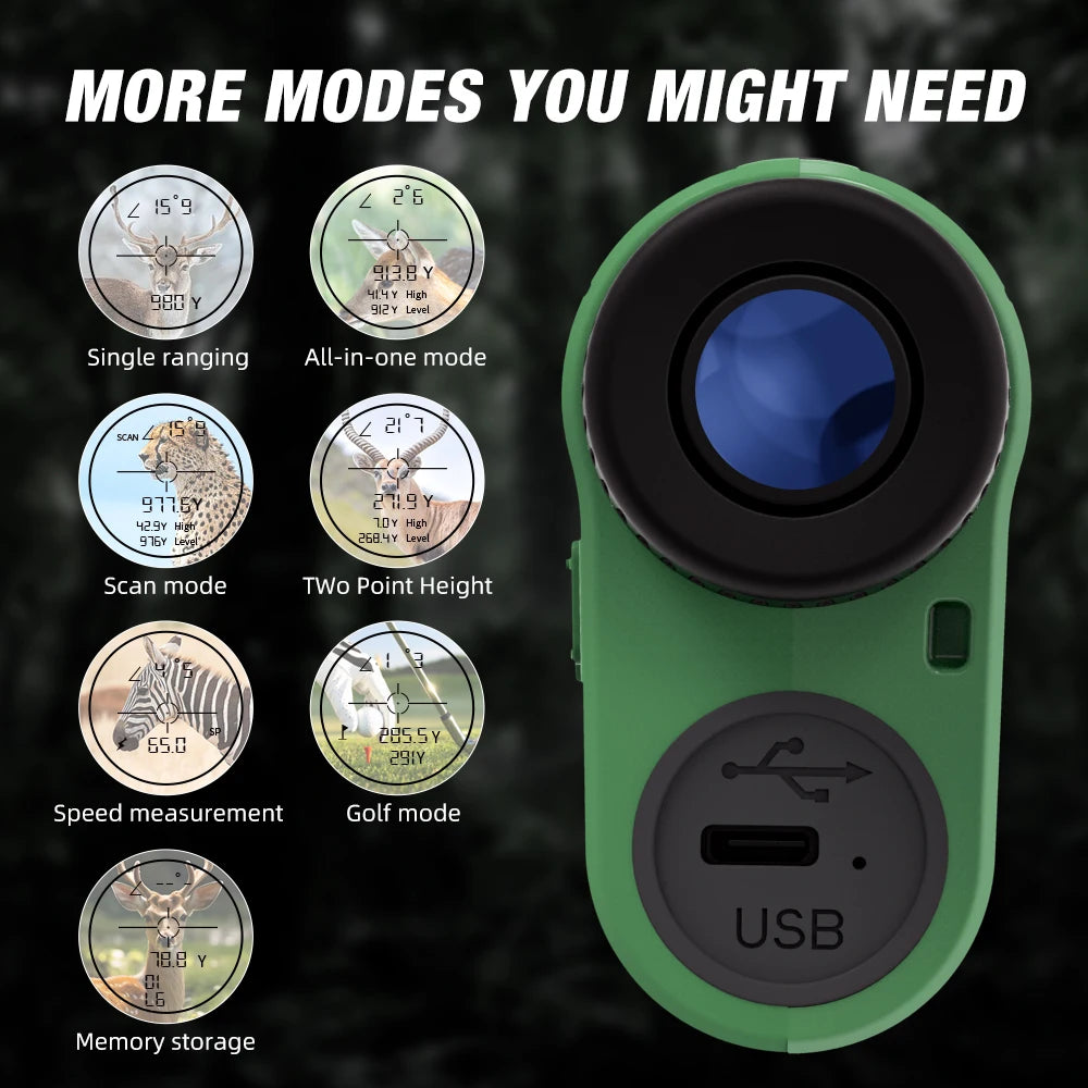1000M Multi-Function Hunting Rangefinder