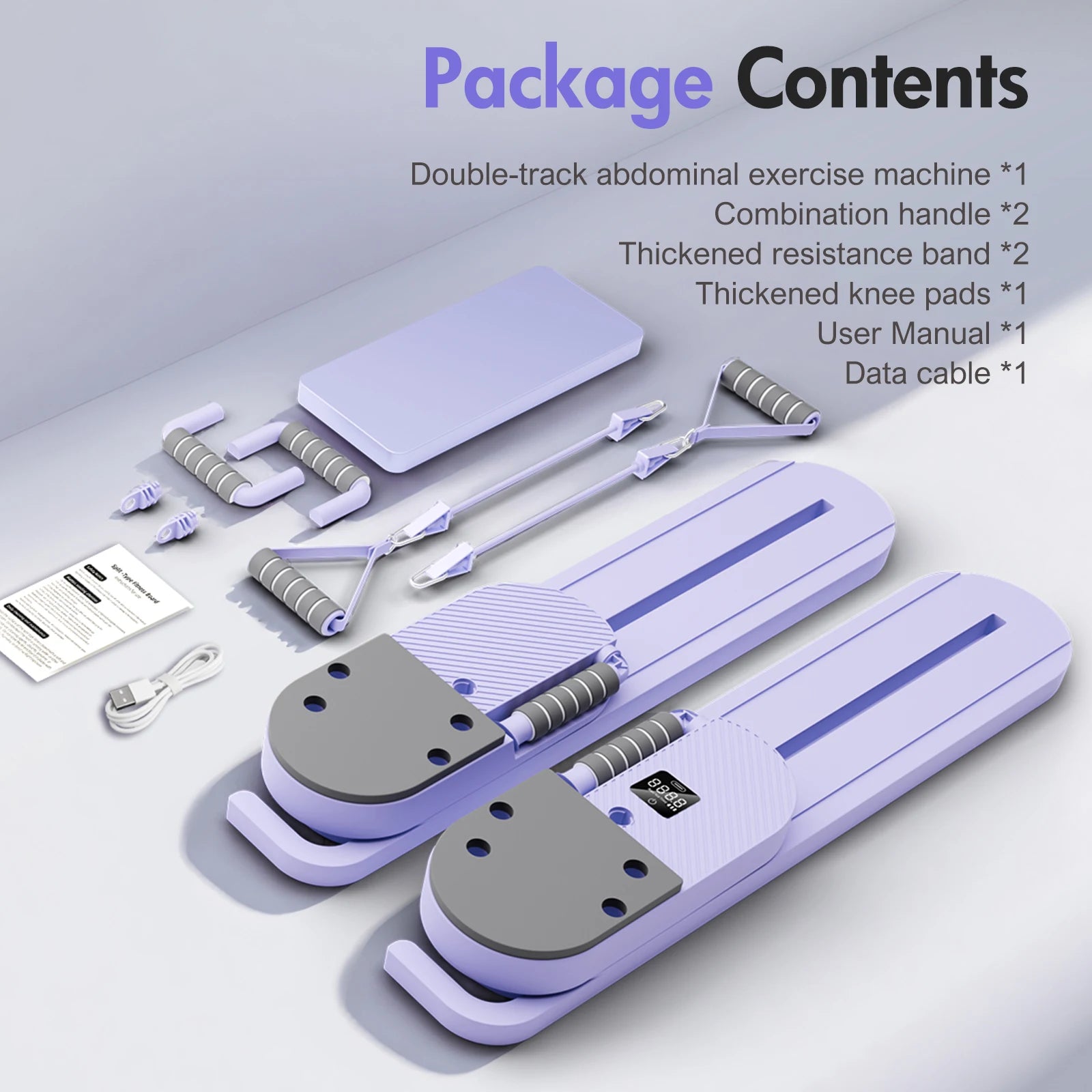 2-in-1 Split Ab Pilates  Ski Board